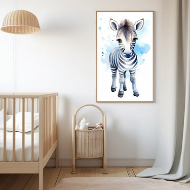 Zebra Painting for Nursery